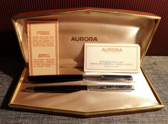 Set penne Aurora con scatola originale