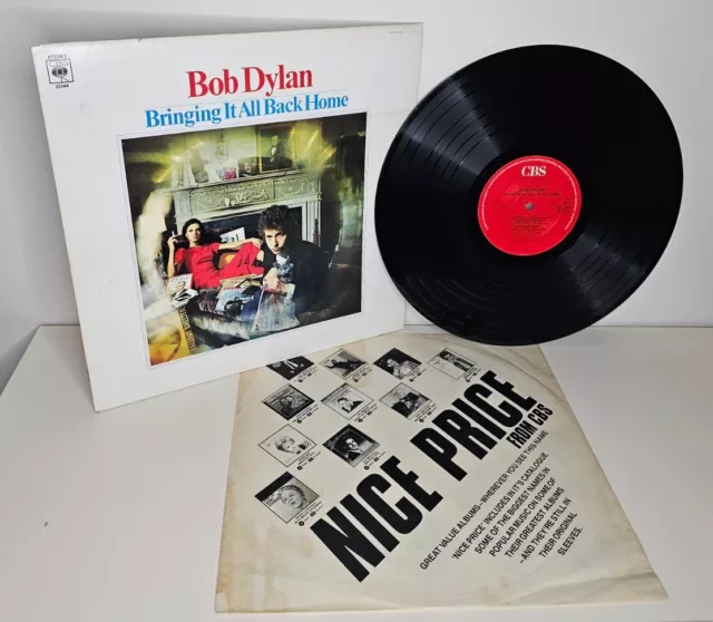 Bob Dylan - Bringing It All Back Home - CBS 32344 - Vinyl LP Record