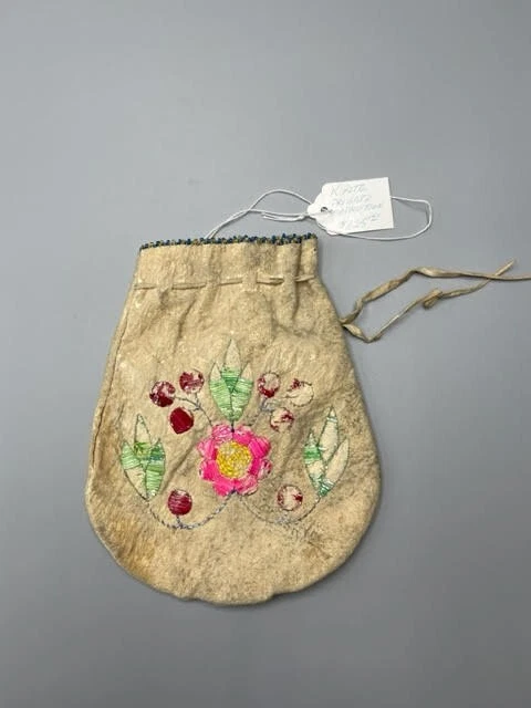 1880'S Quilled $ Beaded Bag - Fresh Santa Fe Estate Find - No Reserve