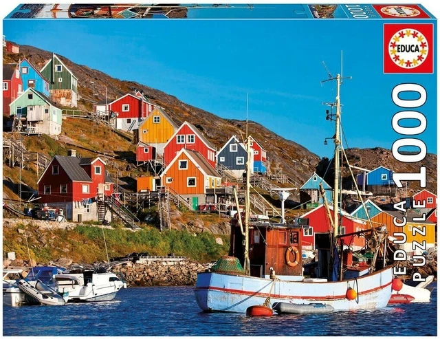 Educa - Skandinavische Häuser 1000 Teile Puzzle