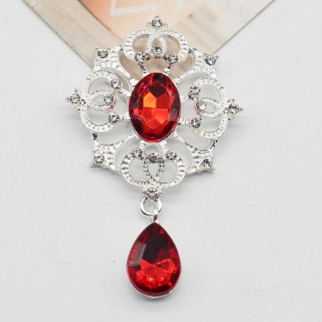 34*56mm Flat Bottom Silver Alloy Pendant Jewelry DIY Clothing Hair Accessories