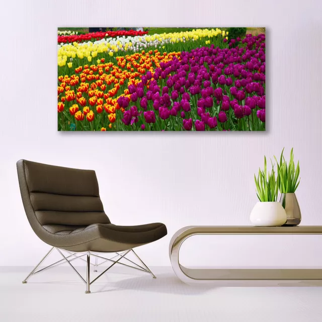 Photo sur toile Image Tableau Impression 140x70 Floral Tulipes 2