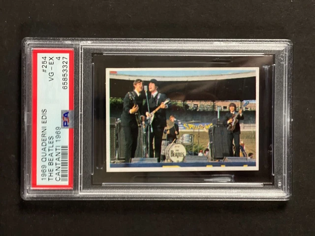 1969 Edis Cantanti - The Beatles #254 - PSA 4 1969 Edis Cantanti - The Beatles #254 - PSA 4