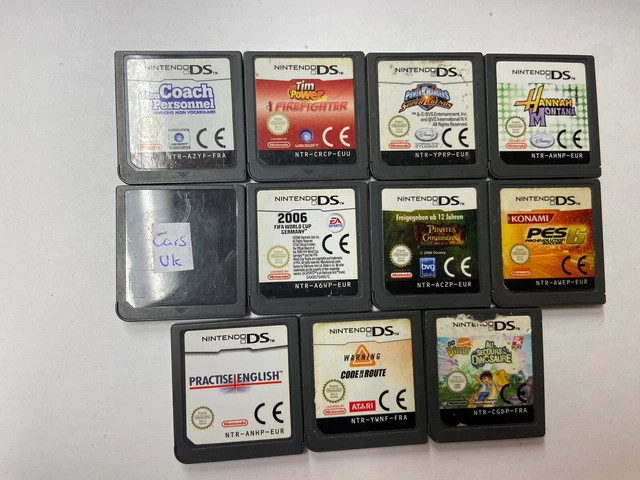 Lot De Jeux Nintendo Ds Cartouche Seul Sans Boite Ni Notice