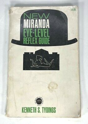 Nueva guía de reflejos a nivel de ojos Miranda 1962 de colección por Tydings fotografía de cámara