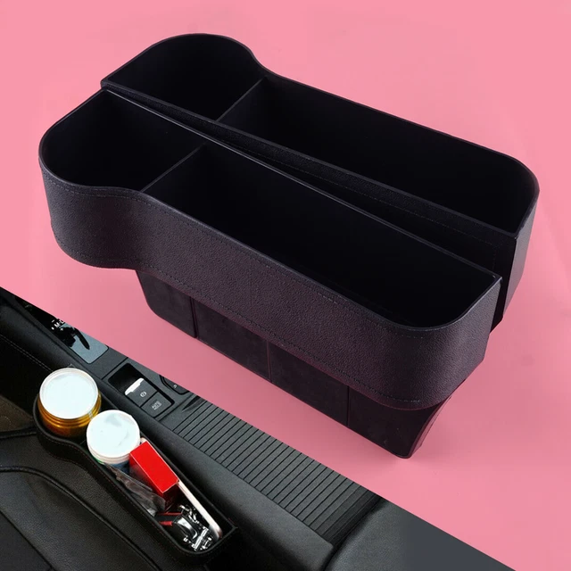2x Catcher Box Caddy Car Seat Side Gap Slit Pocket Storage Organizer Cup Holder