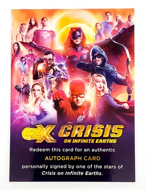 2022 Cryptozoic CZX Crisis on Infinite Earths R01 Autograph Redemption Card