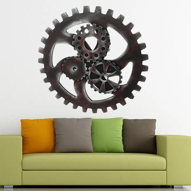 40 Cm Décoration Murale Engrenage Roue Dentée Décoration D'intérieur Équipement