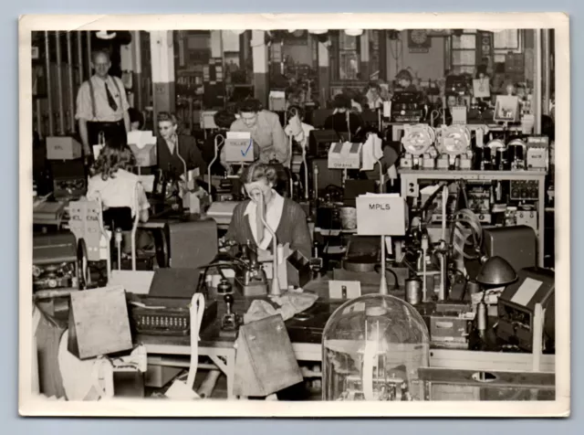 C.1950 Seattle, Wa Western Union, Typewriters Telegrams Employees Action 1 Photo