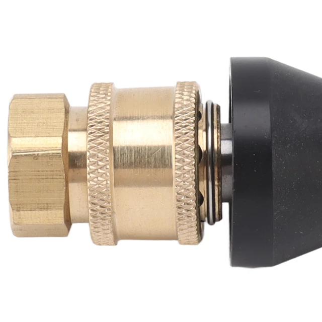 G1/4 Sewer Pipe Cleaning Nozzle Stainless Steel Durable G3/8 Female Thread UT