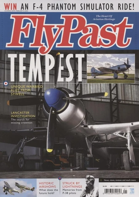 FLY PAST MAGAZINE January 2024 12.31 - PicClick UK
