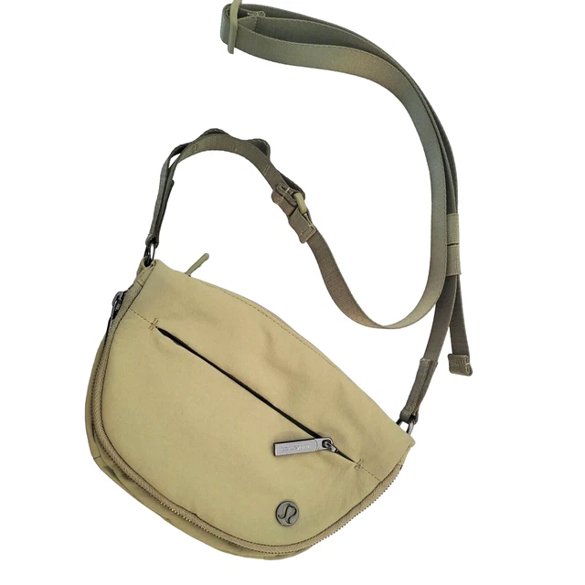 Lululemon Olive Green All Night Cross Body Micro Festival Vacation Handbag