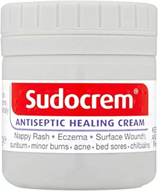 Sudocrem Antiseptic Healing Cream- 60g, 125g, 400g Nappy Rash Eczema Acne Wounds