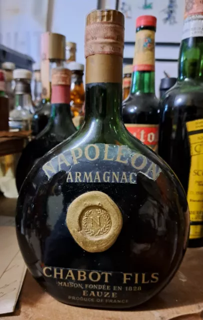 Rara Bottiglia Chabot Napoleon Armagnac 1960s ILVA Cl 74 40%