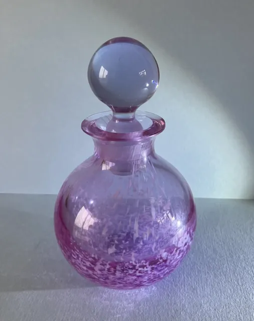 Vintage Glass Perfume Bottle with Stopper - Caithness?