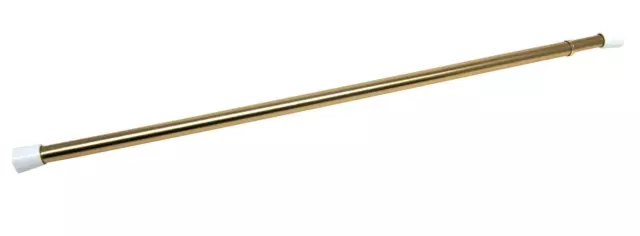 Tension Curtain Rod Heavy Duty Spring 7/16" Adjustable Window Rod Up To 48" Wide