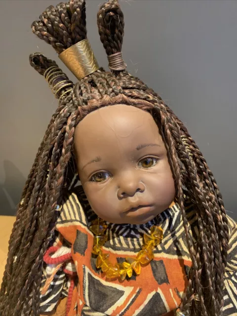 GOTZ ARTIST DOLL Limited Variation Zaia 1999 Black Ethnic