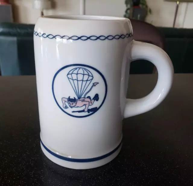 WWII  508th Parachute Infantry Regiment  PIR BEER STEIN GERMANY MUG WORLD WAR 2