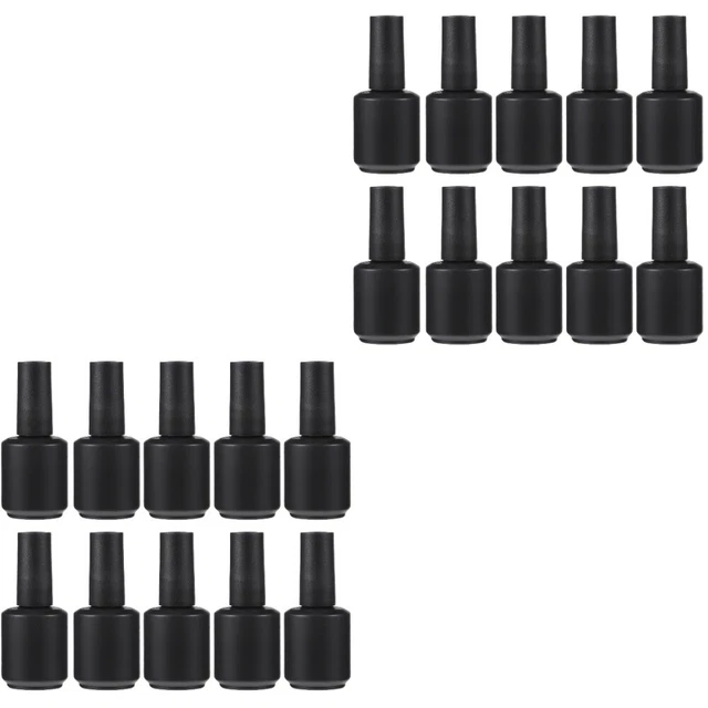 20 Pcs Glas Leere Nagellackflasche Durchsichtige Flaschen Nail-Art-Flasche