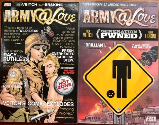 Army @ Love TP Vol 1 & 2, Rick Veitch DC Vertigo