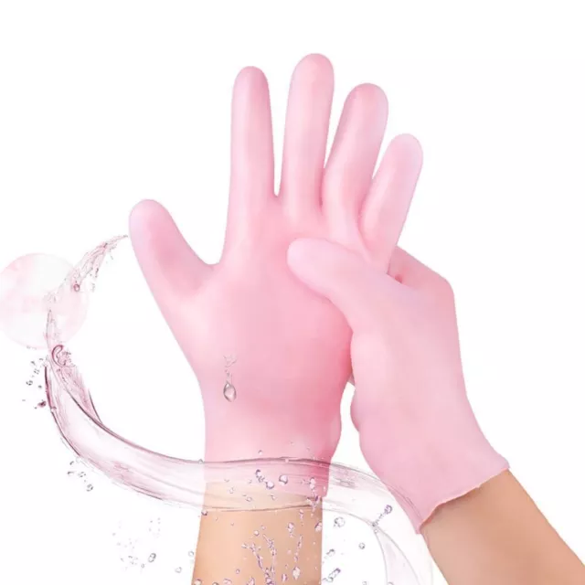 Skin Care Tools Silicone Moisturizing Gloves Hand Healing Gloves Spa Gel Gloves