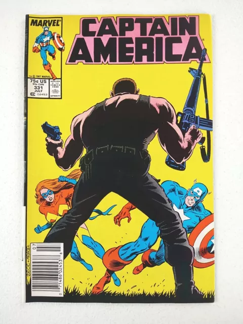 Captain America #331 Newsstand (1987 Marvel Comics) VF/NM
