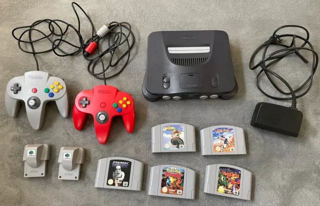 Nintendo 64 Spielekonsole - 2 Controller, 5 Spiele