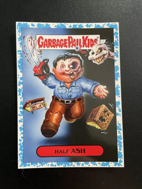 Garbage Pail Kids 11a Half Ash Blue 28/99 2018 Oh, The Horror-ible GPK