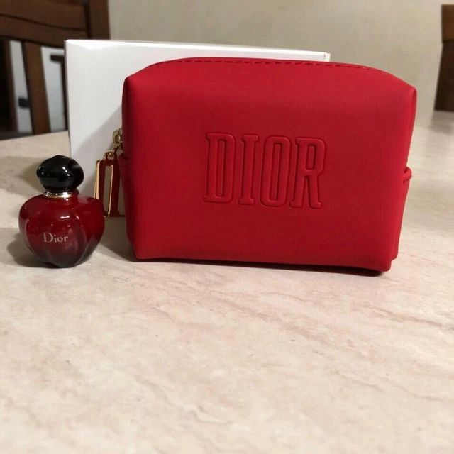 Pochette pouch Rossa Christian Dior+Hypnotic Poison,borsetta con scatola o senza