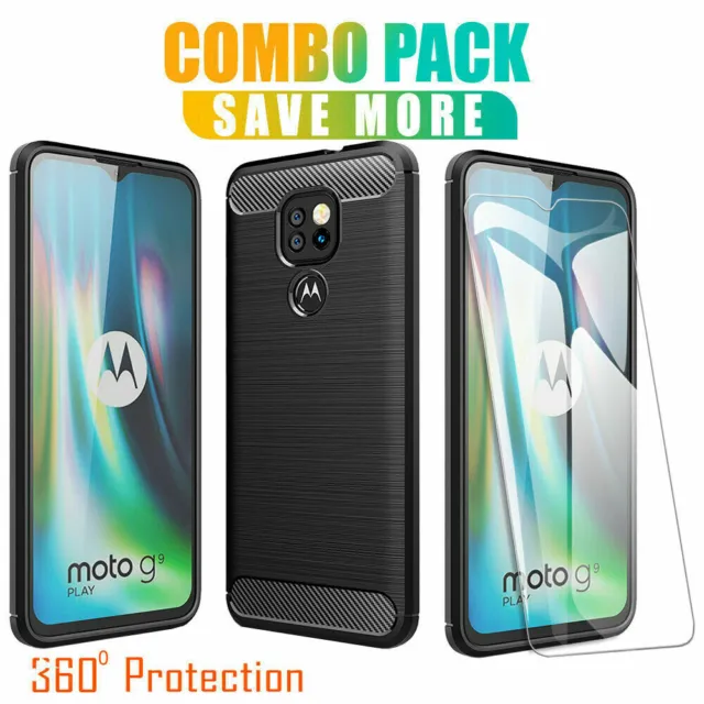For Motorola Moto G9 Play & G9 Plus Case Shockproof Heavy Duty Slim Matte Cover