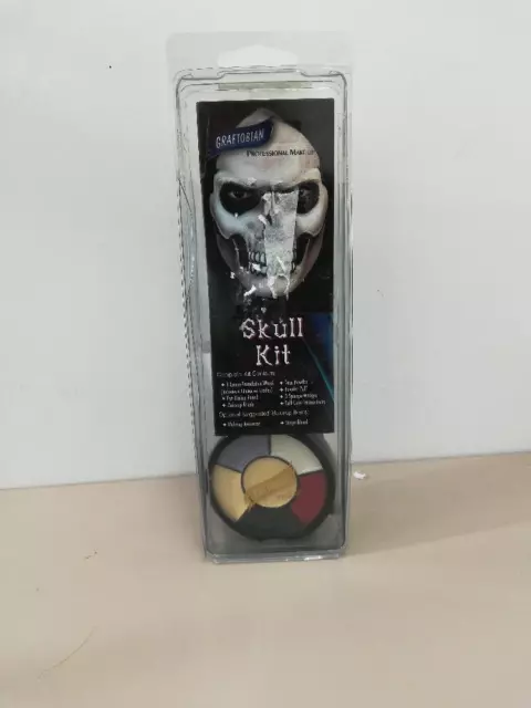 Graftobian Skull Makeup Kit_Skull Makeup Set_Special Fx Makeup_Costume,Halloween