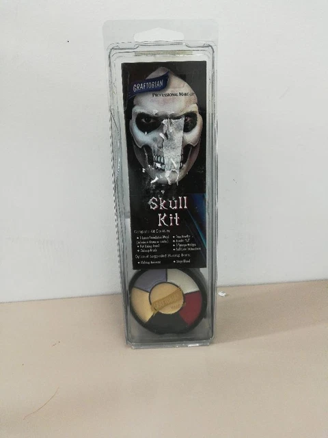 Graftobian Skull Makeup Kit_Skull Makeup Set_Special Fx Makeup_Costume,Halloween