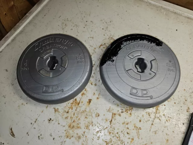Cement Concrete Gym barbell weight plate molds LB Pounds KG