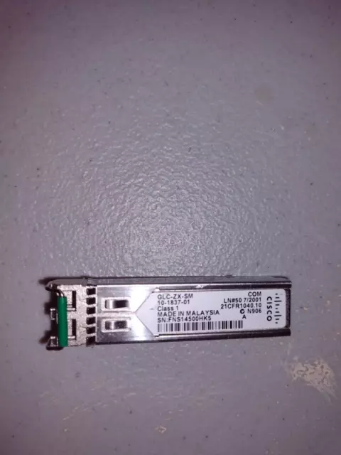 Cisco GLC-ZX-SM SFP, 1000BASE-ZX