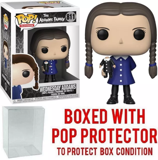 Funko POP! The Addams Family Wednesday Addams #811 Vinyl Figure w/ Case