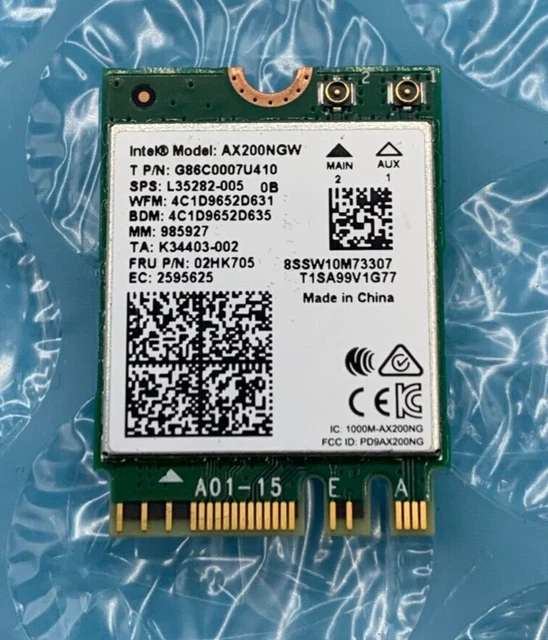 INTEL WIFI 6 AX200NGW M.2 Wireless Network Card AX200NGW (OFFERS ...