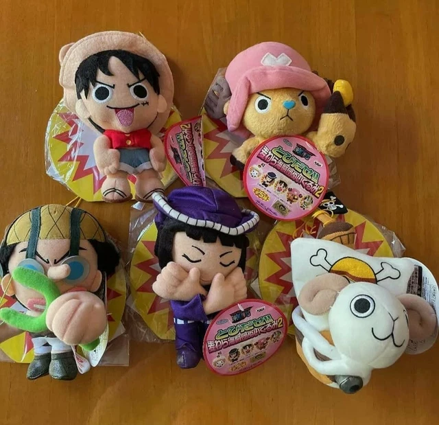 ONE PIECE STRAW Hat Pirates Plush Luffy Robin Usopp Chopper Going Merry