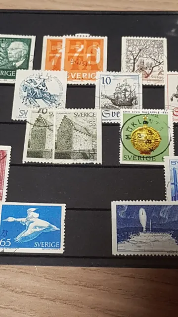 Konvolut / Lot 2 - alte Briefmarken aus Schweden - Sverige 3