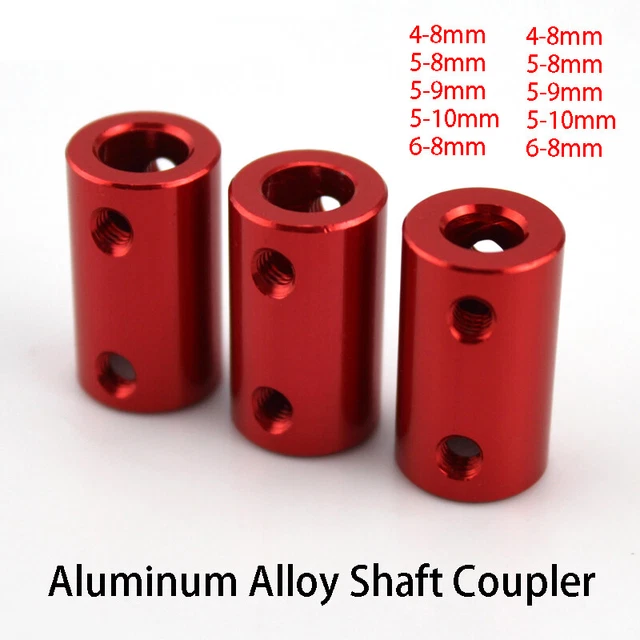 Accoppiatore albero in alluminio 4~10 mm connettore motore manica adattatore accoppiamento modello fai da te