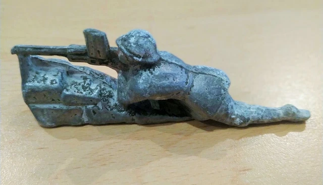 Figurine De Soldat Ancien Quiralu – Jouet Vintage Pour Collection