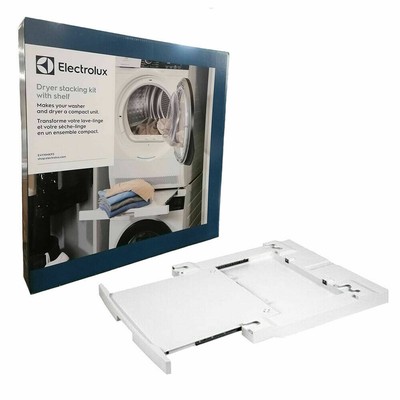 Kit Impilabile Lavatrice E Asciugatrice Vonia - Piano Di Lavoro Estraibile, Universale, Colore Nero