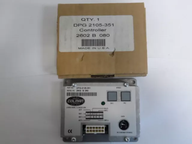 Woodward / Barber-Colman DPG-2105-351 DPG Speed Controls (O12067-1)