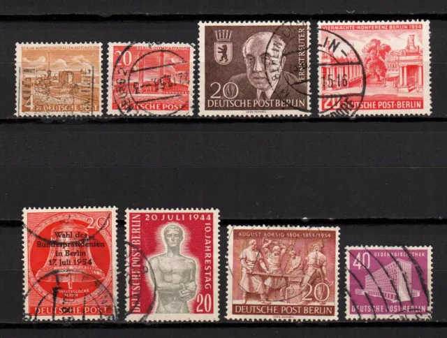 Briefmarken Berlin LOT aus 1954 gestempelt (BER 02)