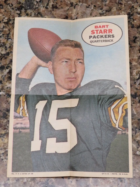 1961 Topps #39 Bart Starr Graded Football Card – PSA 2 (Good) – Green Bay Packers Legend