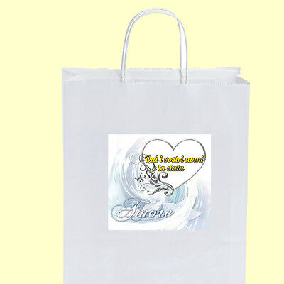 OMAGGI Ares 50 WEDDING BAGS PERSONALIZZATE SACCHETTI MATRIMONIO ARES 70 cm 18x8x24 
