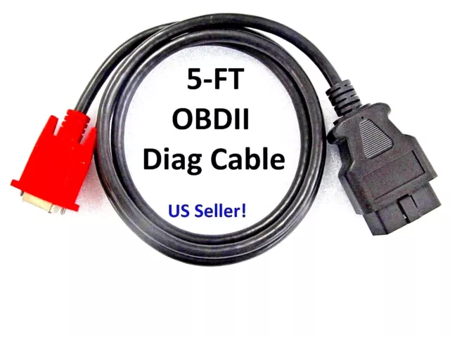 OBD2 OBDII Cable for Launch Millennium 90 & 90 Pro Scanner Code Reader Scan Tool