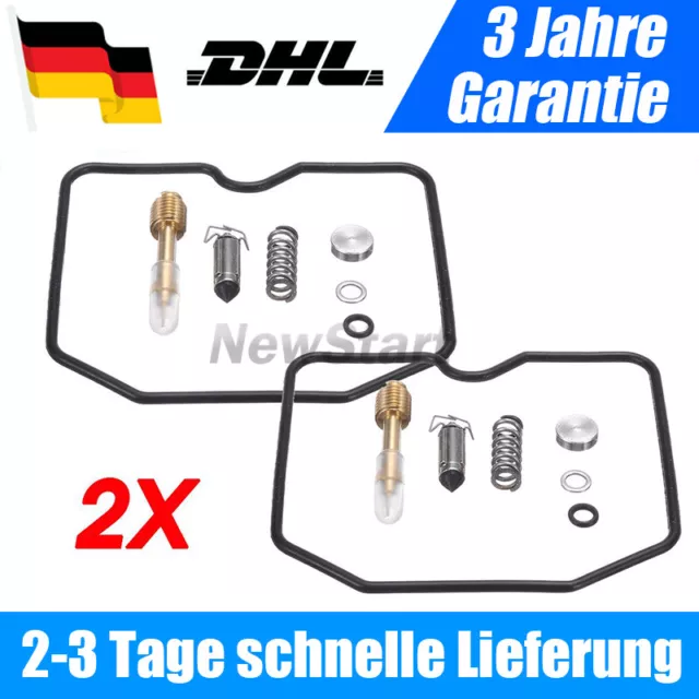 2 Stück für Kawasaki EL EN ER GPZ KLE ZL 500 600 Vergaser Reparatur Satz ✅DHL2-3