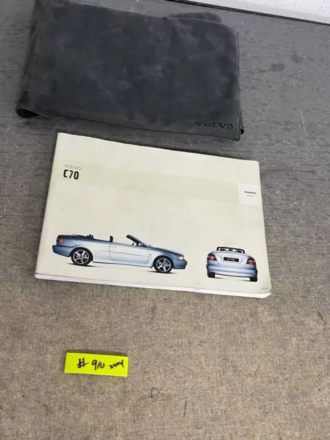 2004 Volvo C70 Convertible Owners Manual Book  #910