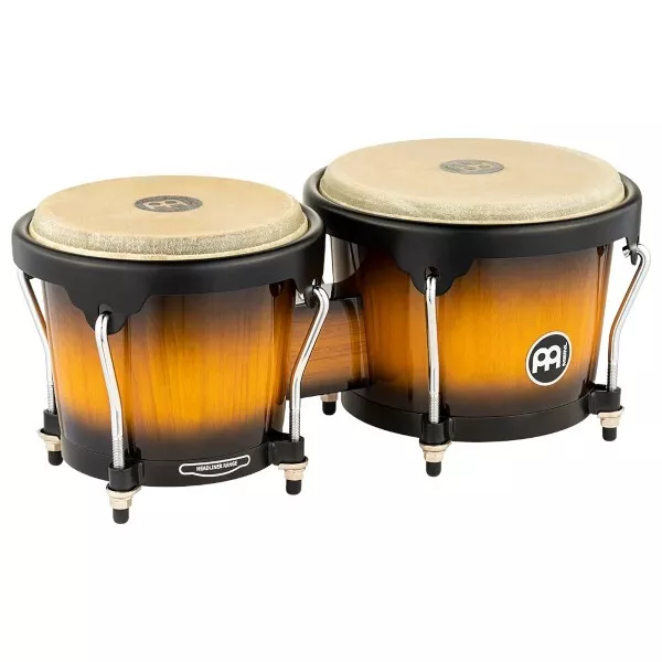 MEINL HB100VSB ❘ Bongo-Set aus Holz ❘ Wood Bongo ❘ Vintage Sunburst