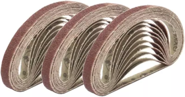 1/2 Inch x 18 Inch Sanding Belts, 600 Grits Aluminum Oxide Sanding Belt, Belt Sa